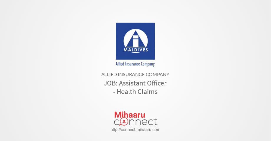 Assistant Officer Health Claims Allied Insurance