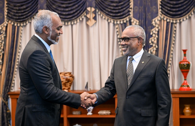 President meets Speaker of Parliament, Abdul Raheem
