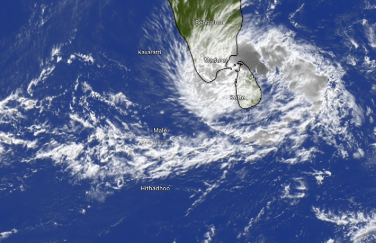 Cyclone Ditwah brings rain to Central, Southern Maldives: MET